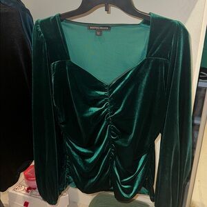 Boston proper emerald green top